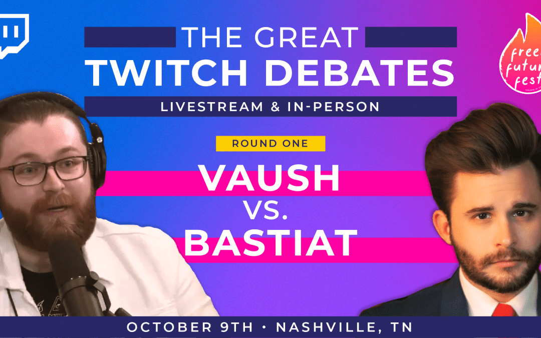 Twitch streamers Bastiat and Vaush to host the first in-person debate at Freer Future Fest